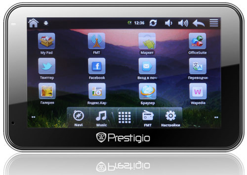 Навигатор Prestigio GeoVision GV5500 Smart Android на базе Android.