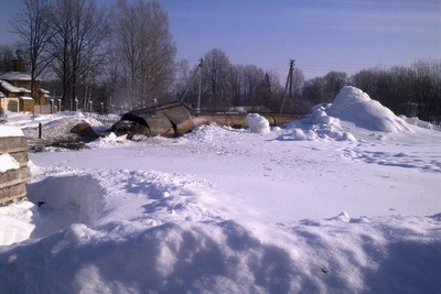 в деревне Берники Витебского района рухнула водонапорная башня